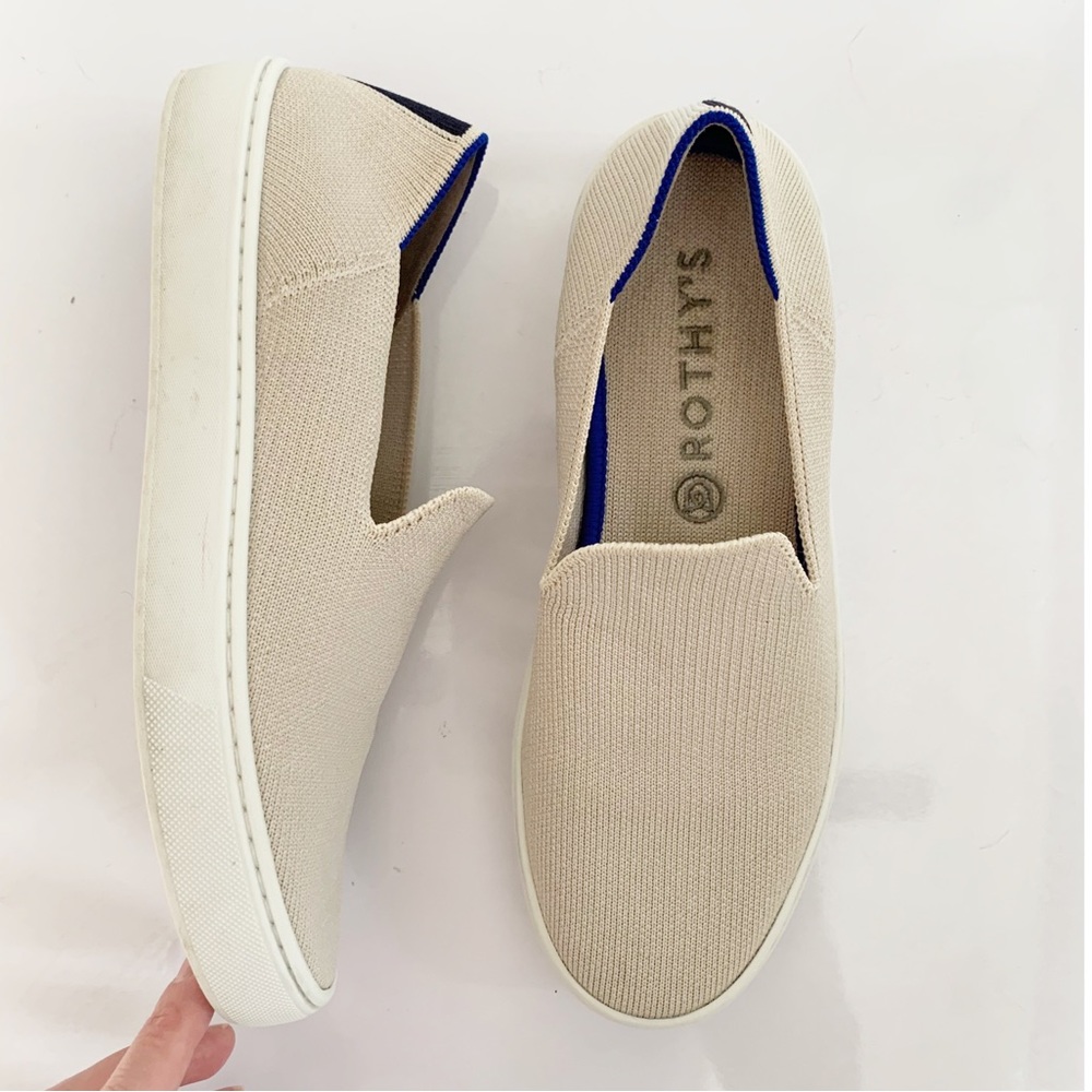 Rothy’s Sneakers Sand Washable Recycled Materials